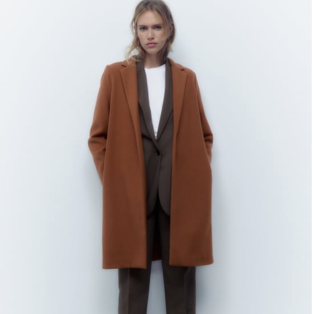 Camel Zara Coat